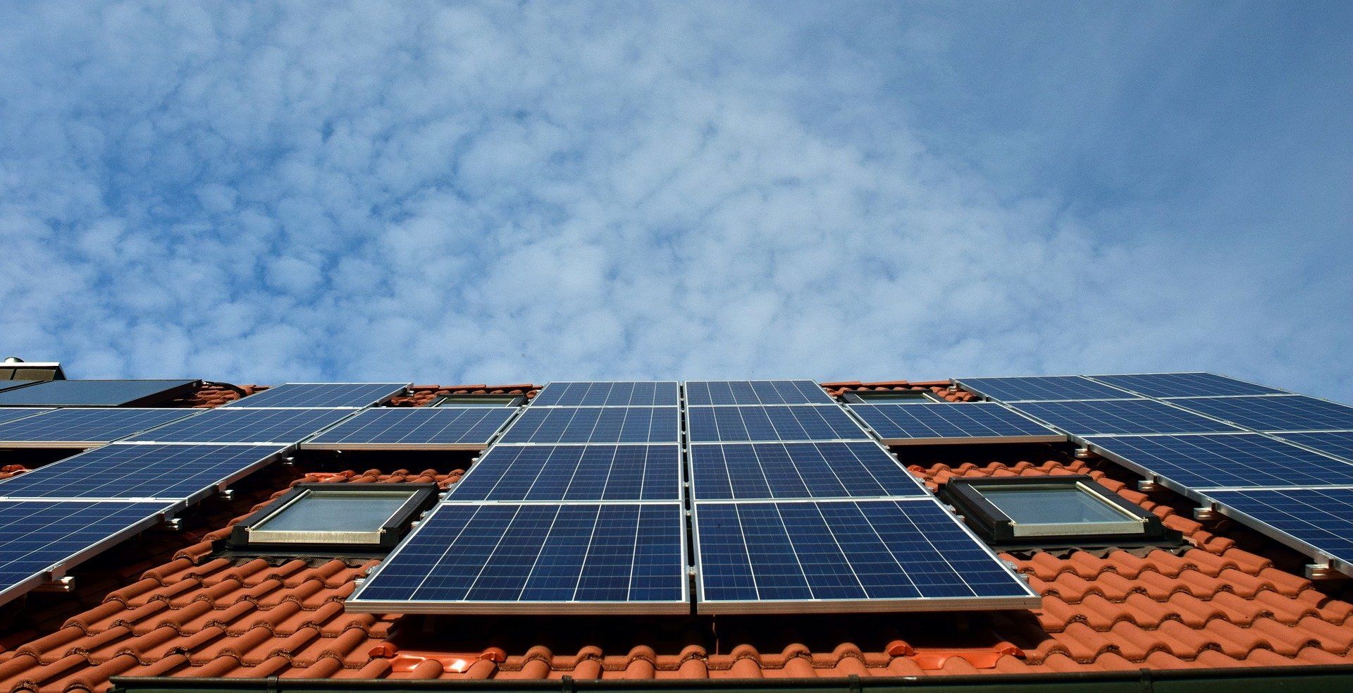 Placas solares en tejado